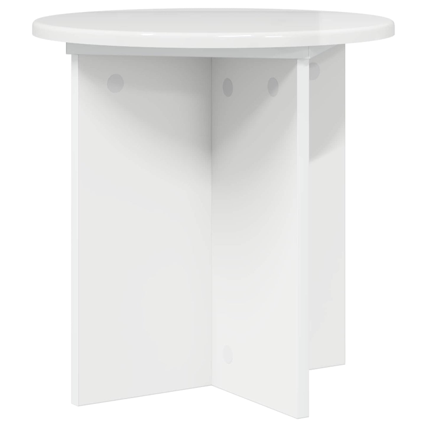 Planteholder 2 stk. Hvid højglans 40 x 40 x 40 cm