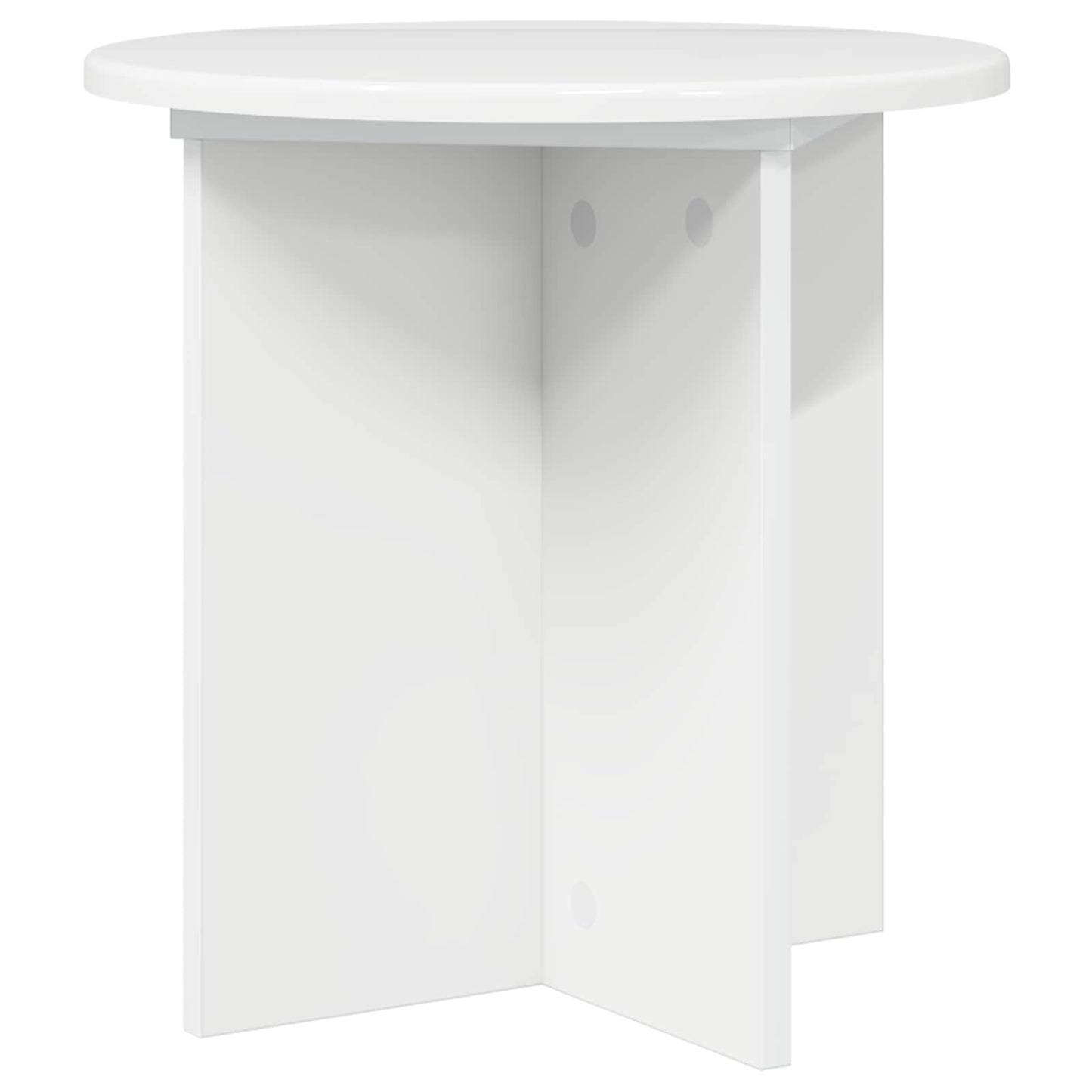 Planteholder 2 stk. Hvid højglans 40 x 40 x 40 cm