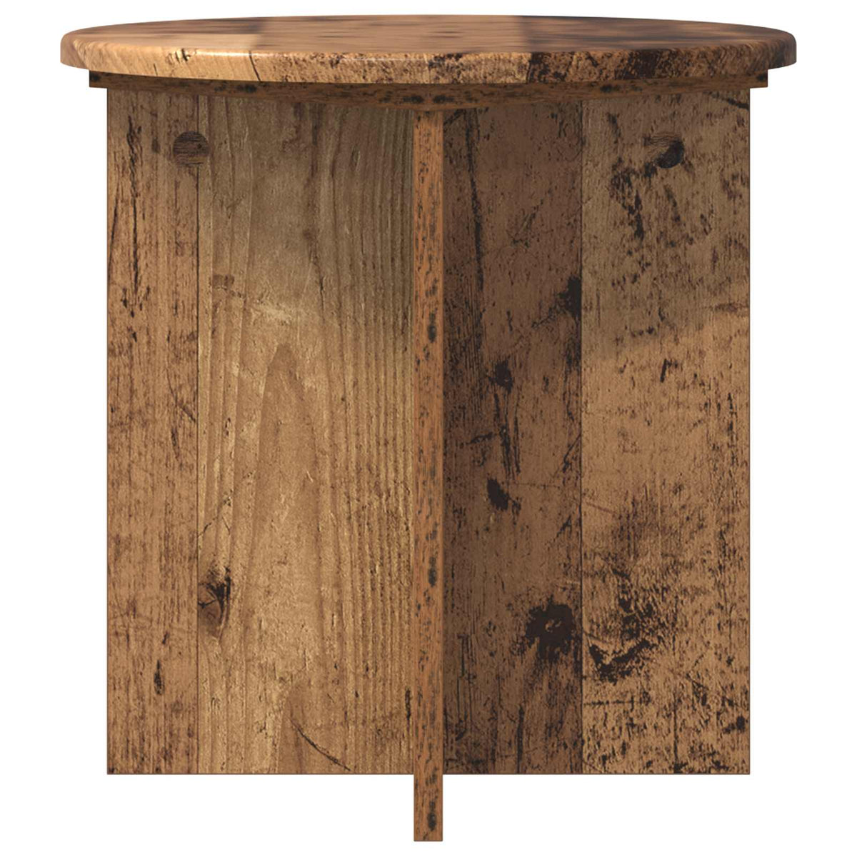 Planteholder 2 stk. Gammelt træ 40 x 40 x 40 cm Konstrueret træ