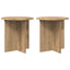 Planteholder 2 stk. Artisan-eg 40 x 40 x 40 cm Konstrueret træ