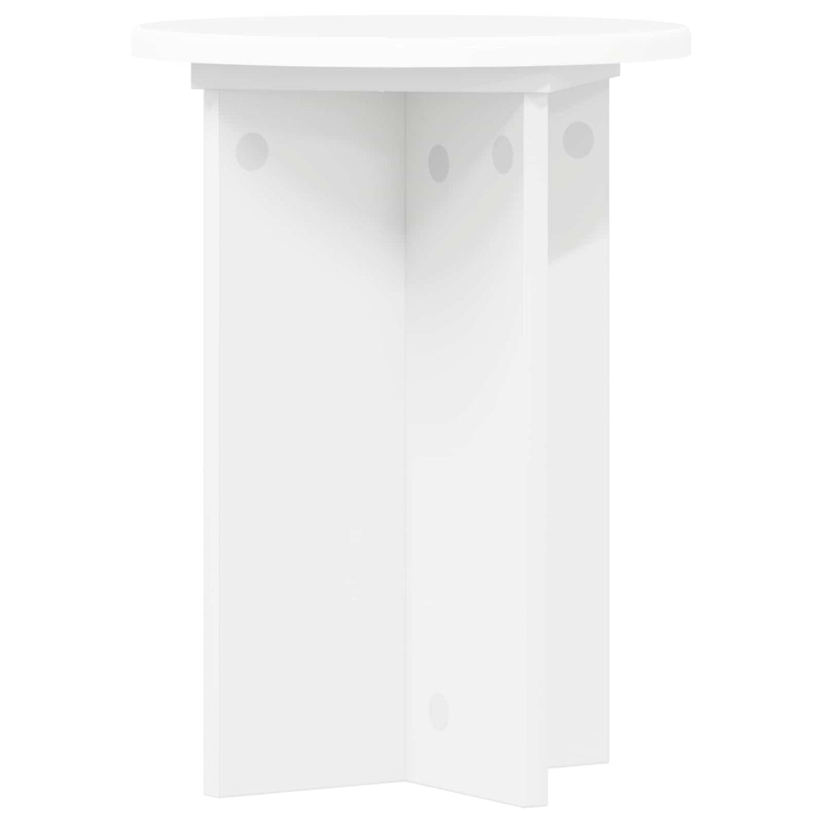 Planteholder 2 stk. Hvid Ø29,5 x 40 cm Konstrueret træ
