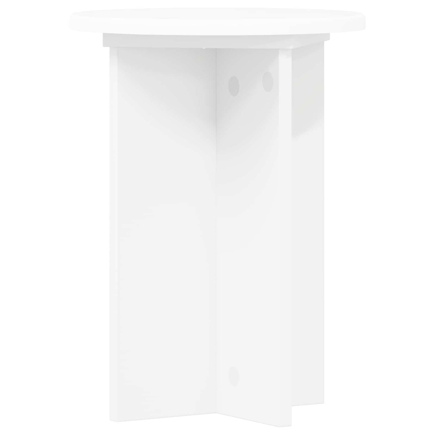 Planteholder 2 stk. Hvid Ø29,5 x 40 cm Konstrueret træ