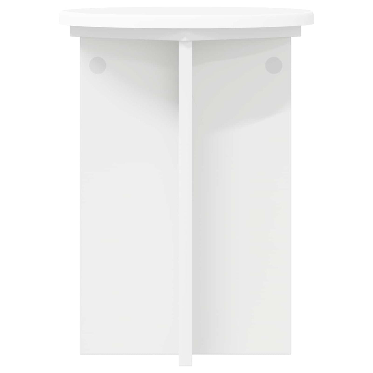 Planteholder 2 stk. Hvid Ø29,5 x 40 cm Konstrueret træ