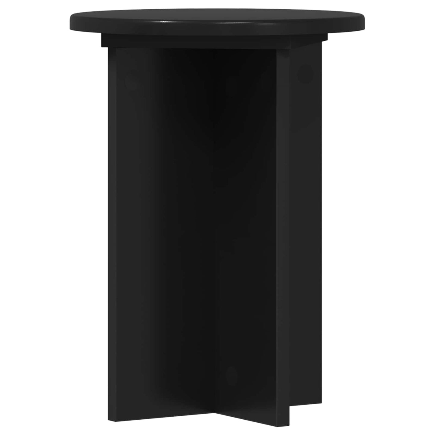 Planteholder 2 stk. Sort Ø29,5 x 40 cm Konstrueret træ