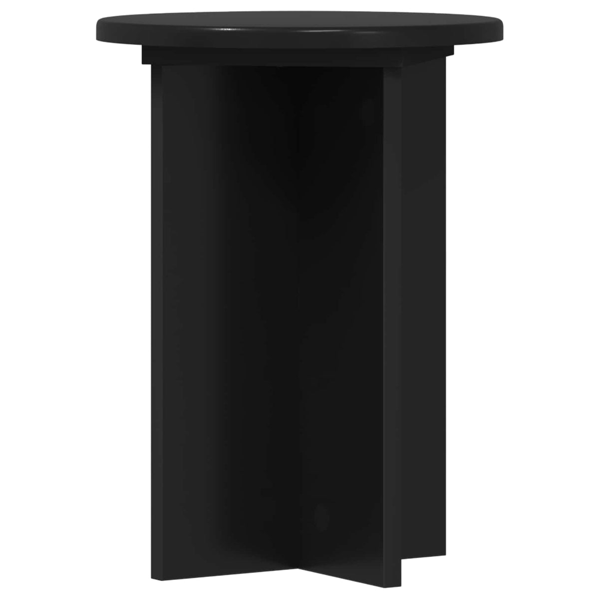 Planteholder 2 stk. Sort Ø29,5 x 40 cm Konstrueret træ