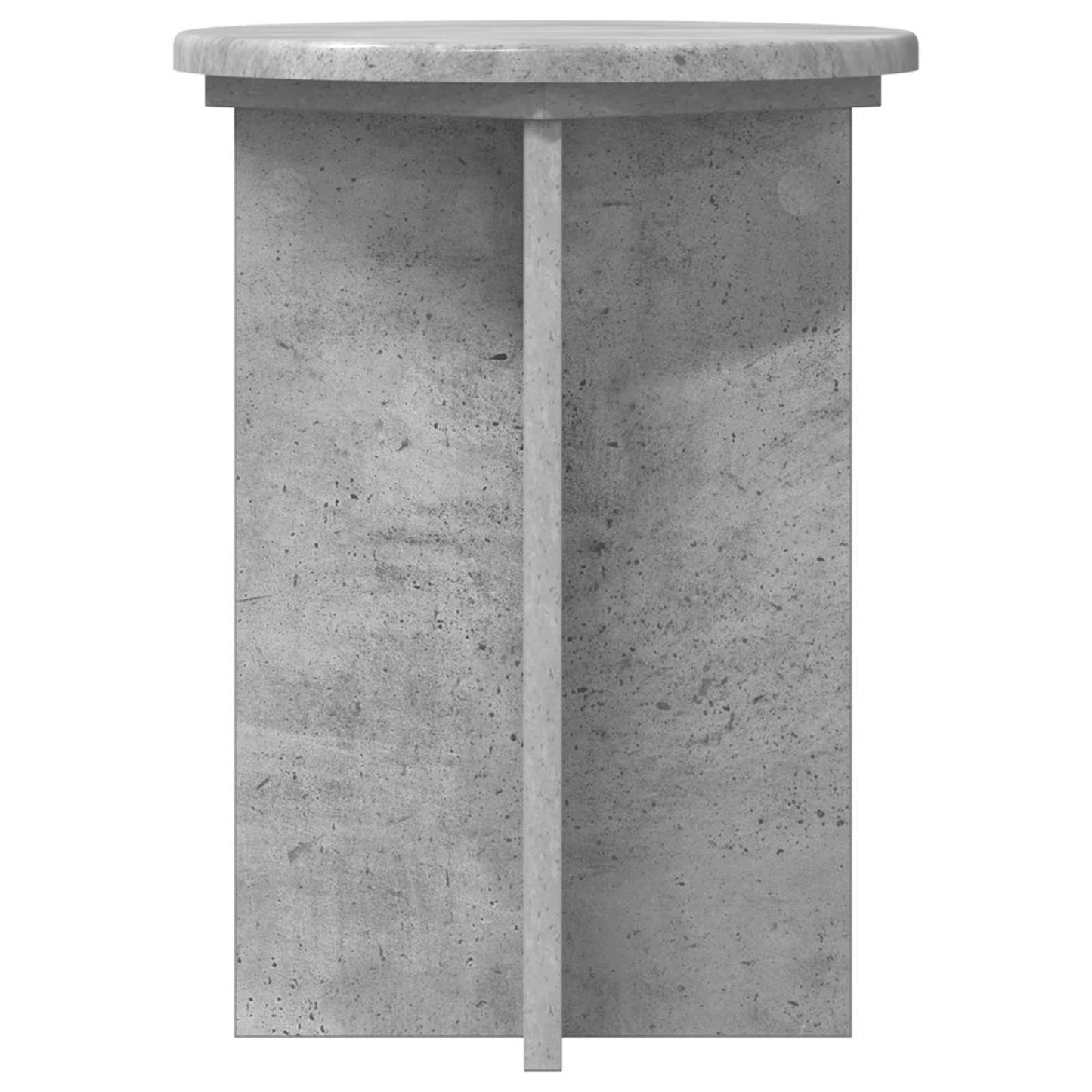 Planteholder 2 stk. Betongrå Ø29,5 x 40 cm Konstrueret træ