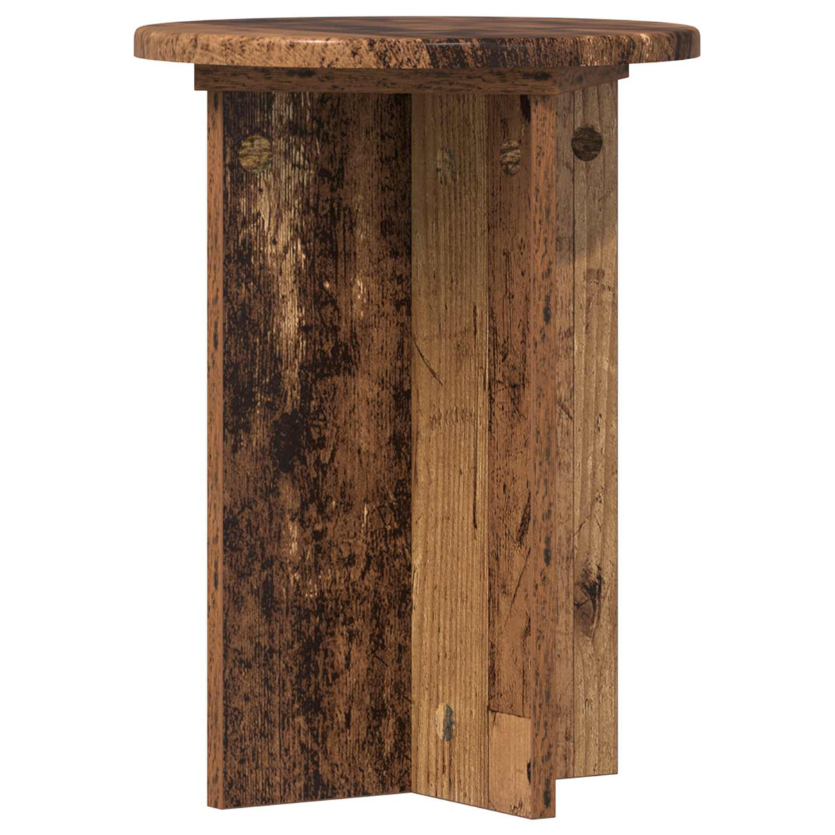 Planteholder 2 stk. Gammelt træ Ø29,5 x 40 cm Konstrueret træ