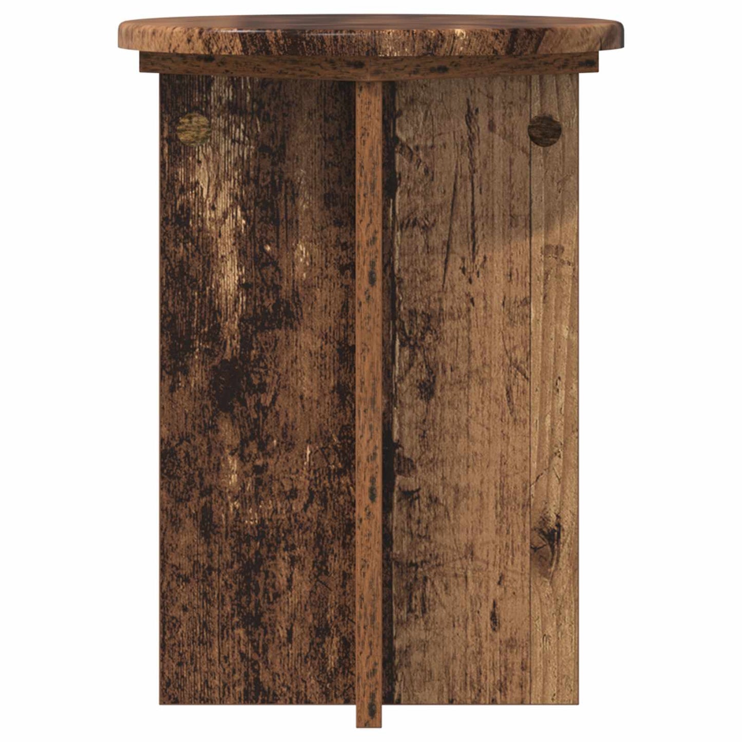 Planteholder 2 stk. Gammelt træ Ø29,5 x 40 cm Konstrueret træ
