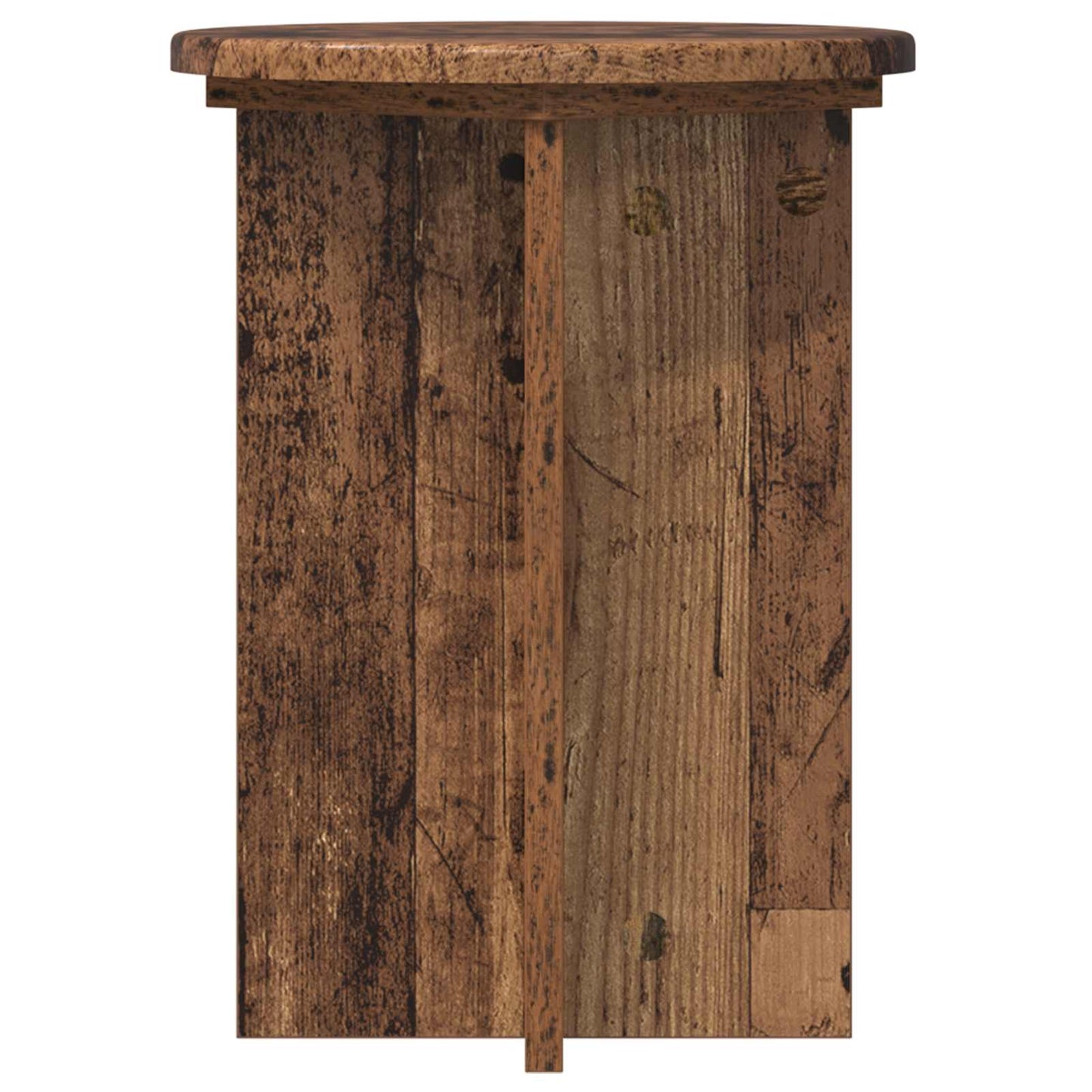 Planteholder 2 stk. Gammelt træ Ø29,5 x 40 cm Konstrueret træ