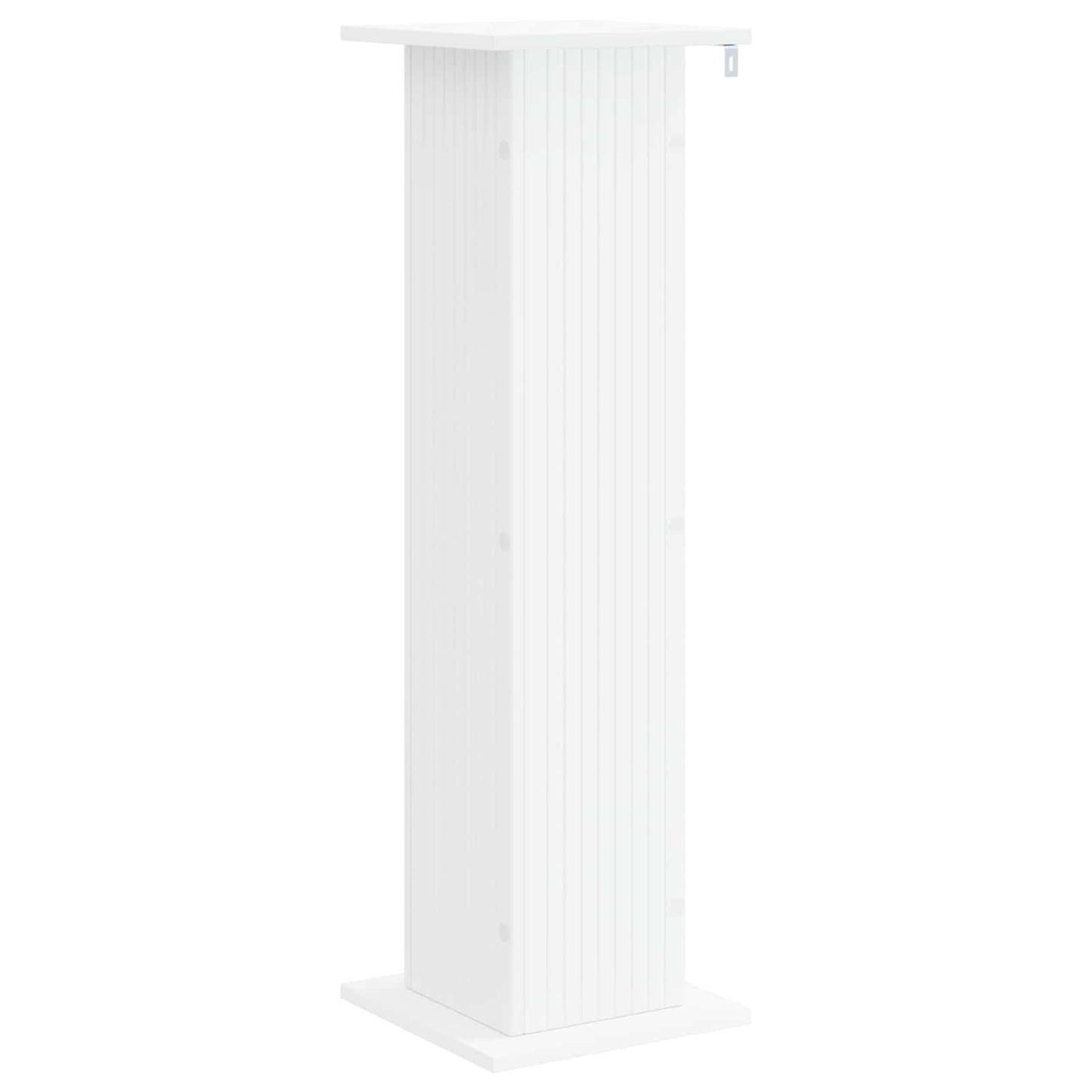 Planteholder 2 stk. Hvid 30,5 x 30 x 100,5 cm Konstrueret træ