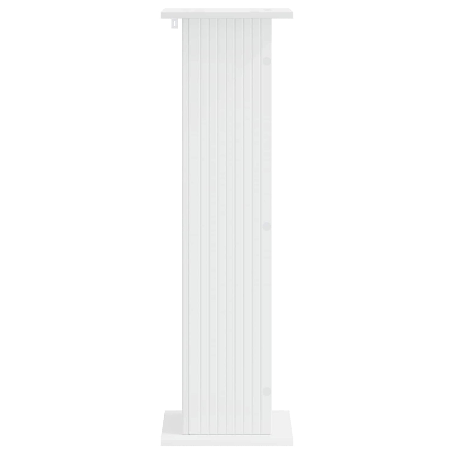Planteholder 2 stk. Hvid 30,5 x 30 x 100,5 cm Konstrueret træ