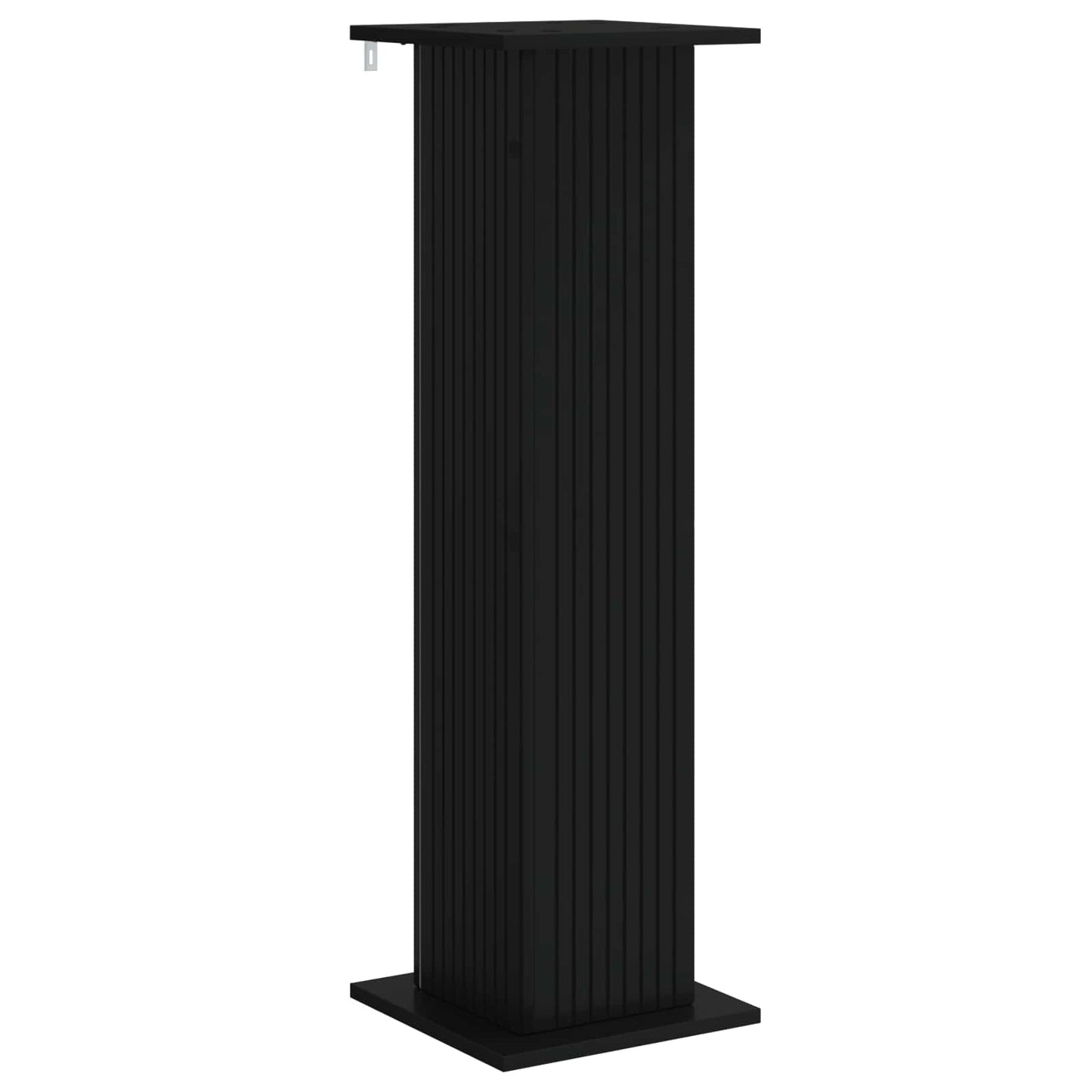 Planteholder 2 stk. Sort 30,5 x 30 x 100,5 cm Konstrueret træ