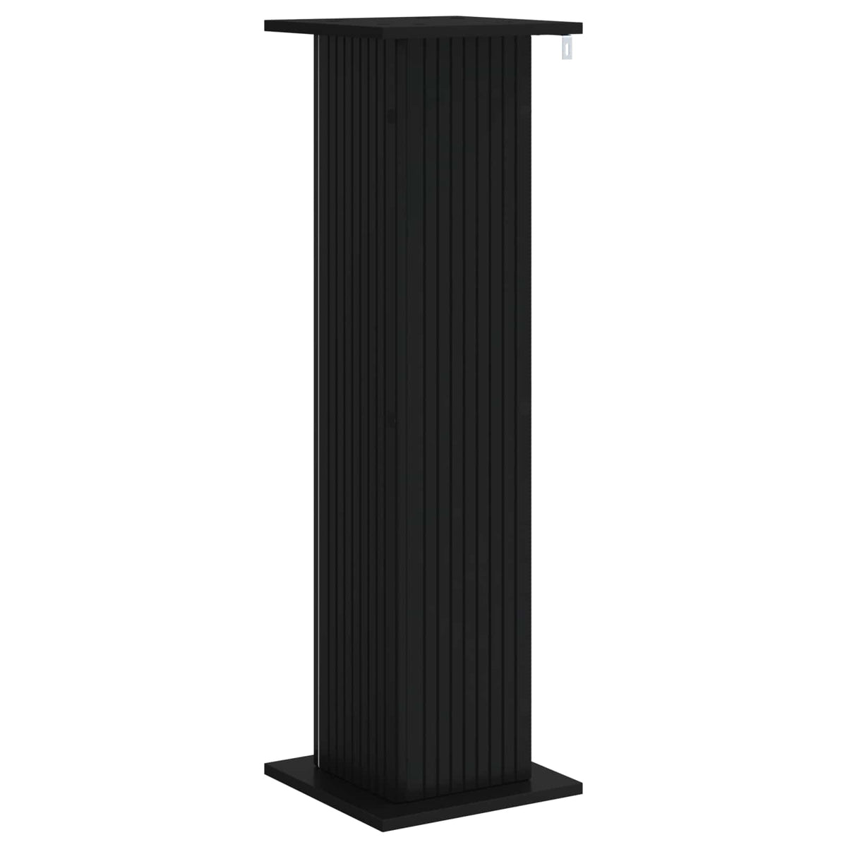 Planteholder 2 stk. Sort 30,5 x 30 x 100,5 cm Konstrueret træ