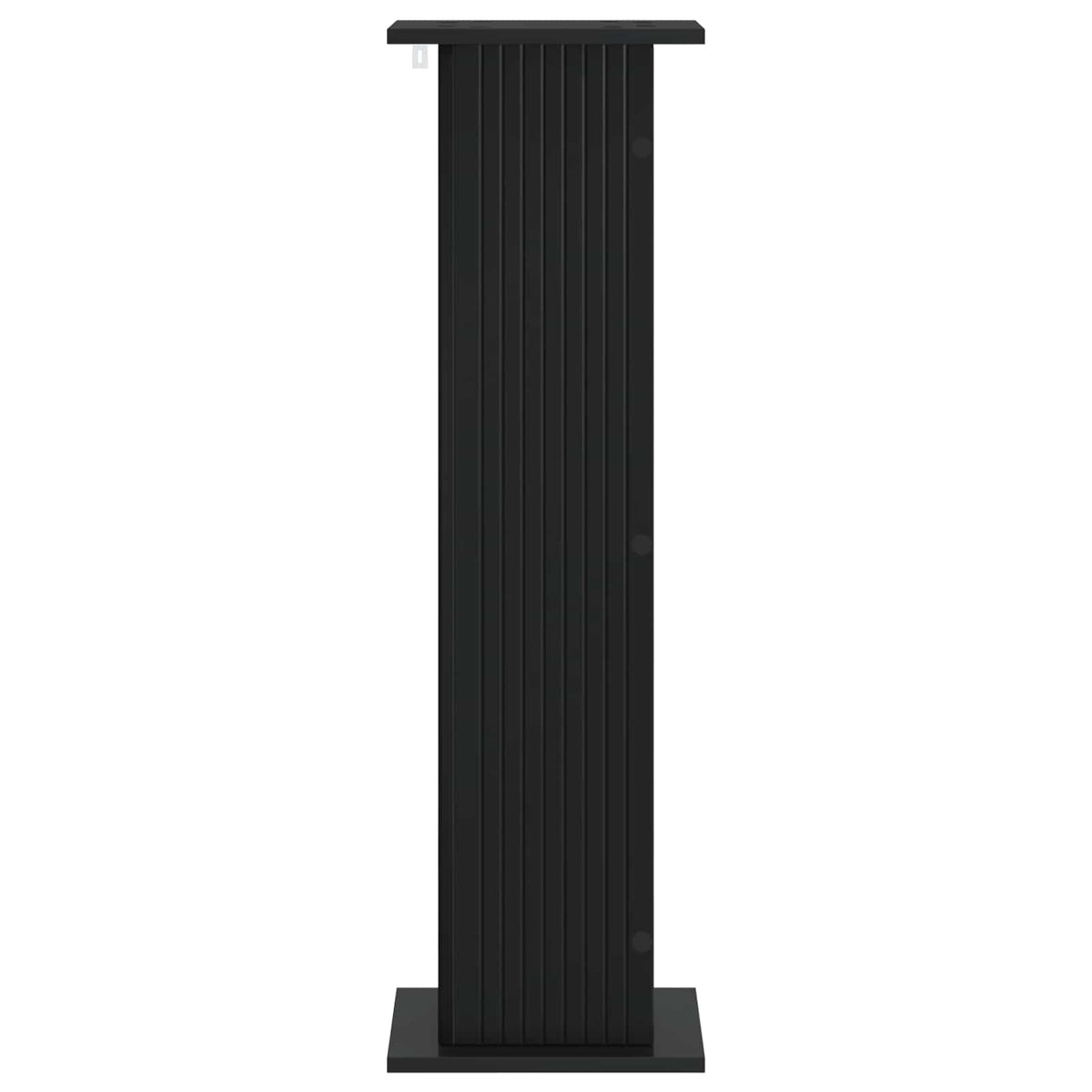 Planteholder 2 stk. Sort 30,5 x 30 x 100,5 cm Konstrueret træ