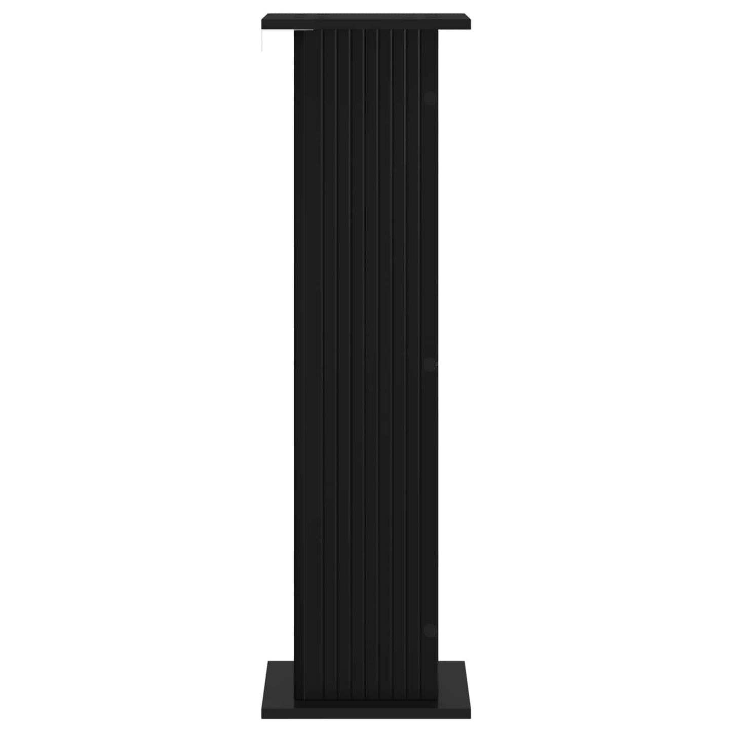 Planteholder 2 stk. Sort 30,5 x 30 x 100,5 cm Konstrueret træ