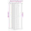 Planteholder Sonoma-eg 30,5 x 30 x 100,5 cm Konstrueret træ