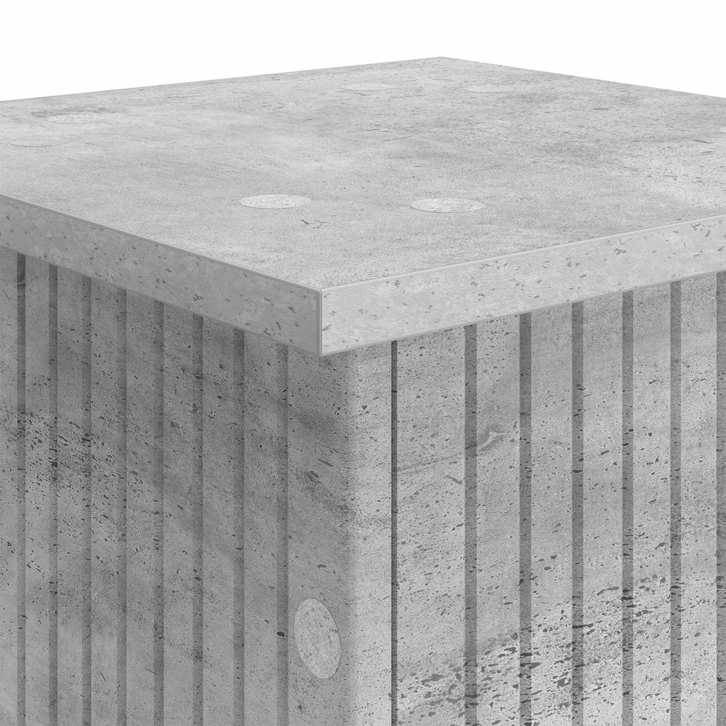 Planteholder 2 stk. Betongrå 30,5 x 30 x 100,5 cm