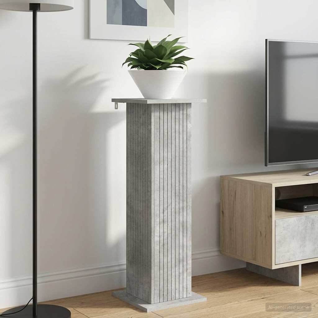 Planteholder 2 stk. Betongrå 30,5 x 30 x 100,5 cm