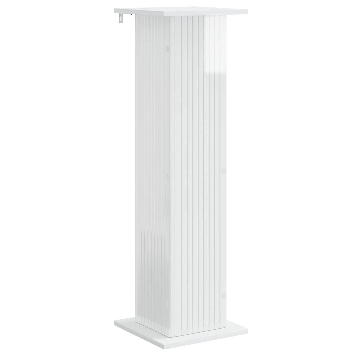 Planteholder 2 stk. Hvid højglans 30,5 x 30 x 100,5 cm