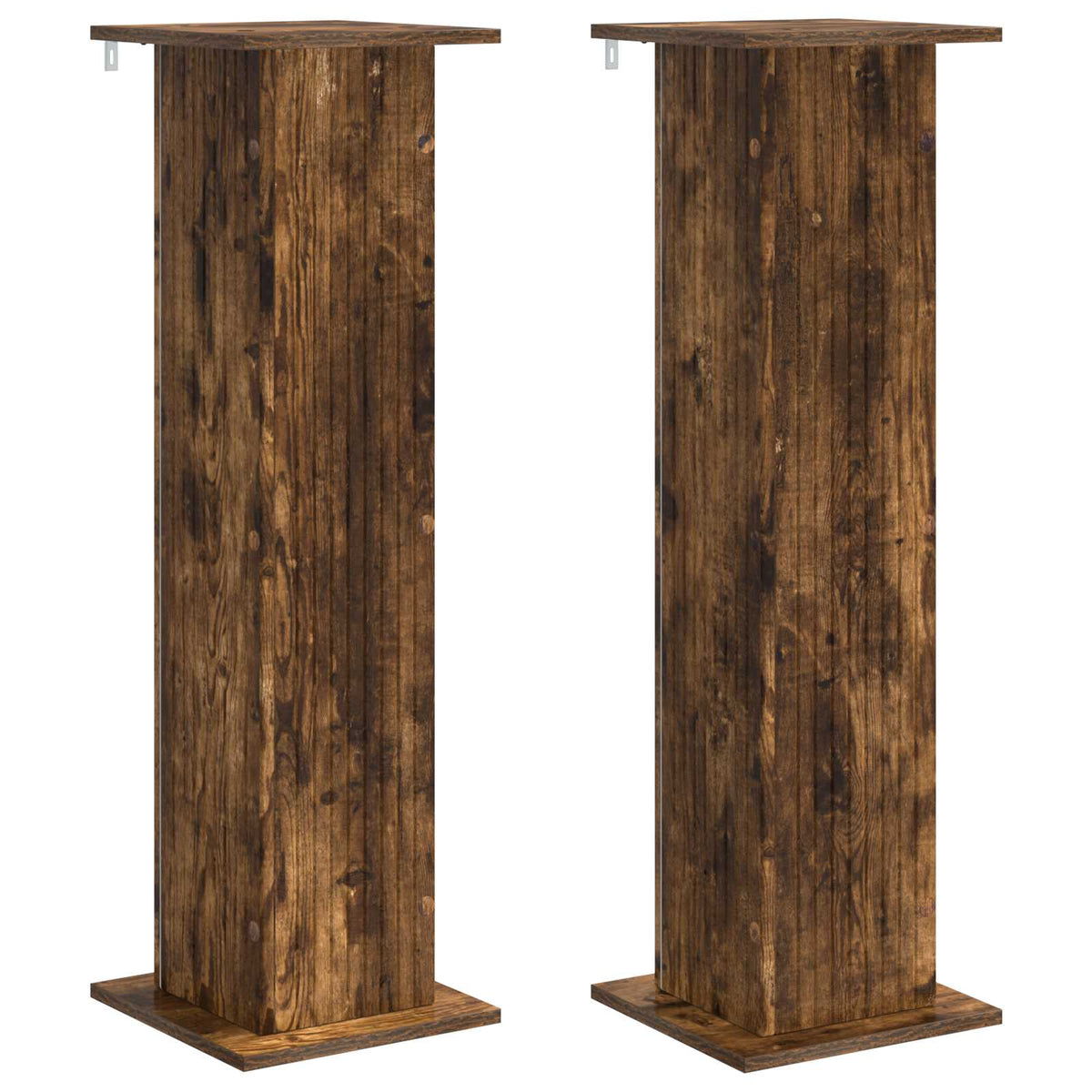 Planteholder 2 stk. Røget eg 30,5 x 30 x 100,5 cm