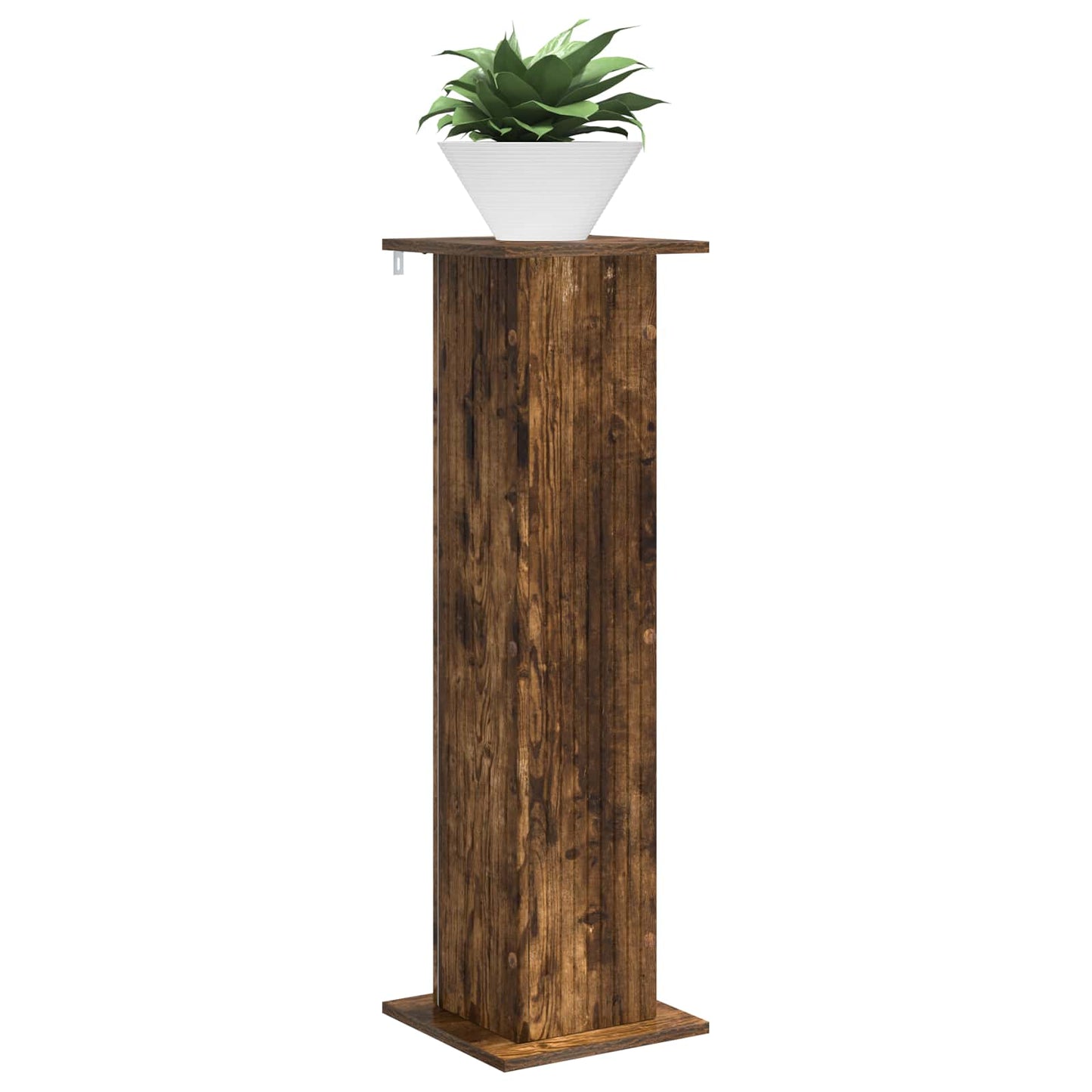 Planteholder 2 stk. Røget eg 30,5 x 30 x 100,5 cm