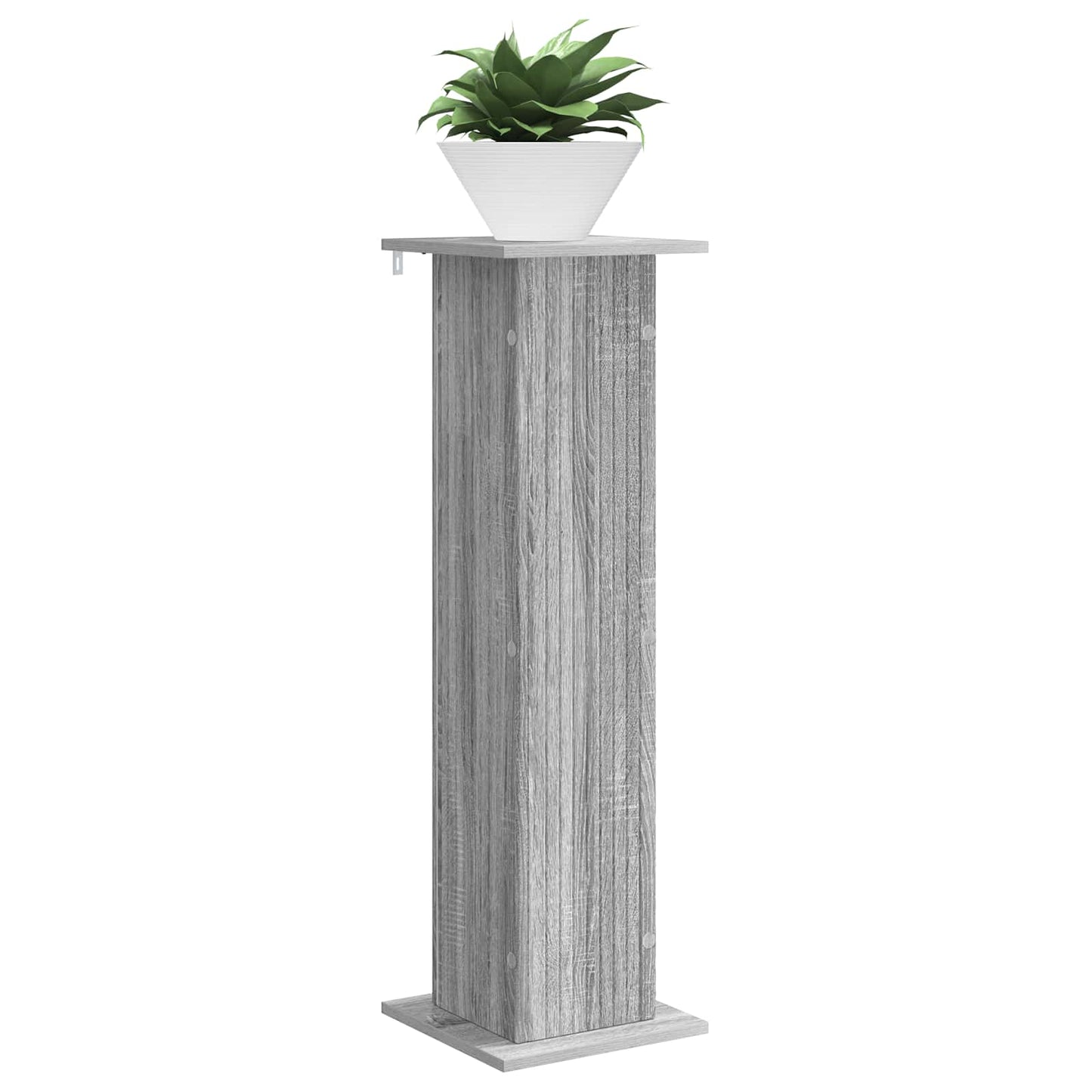 Planteholder 2 stk. Grå sonoma-eg 30,5 x 30 x 100,5 cm