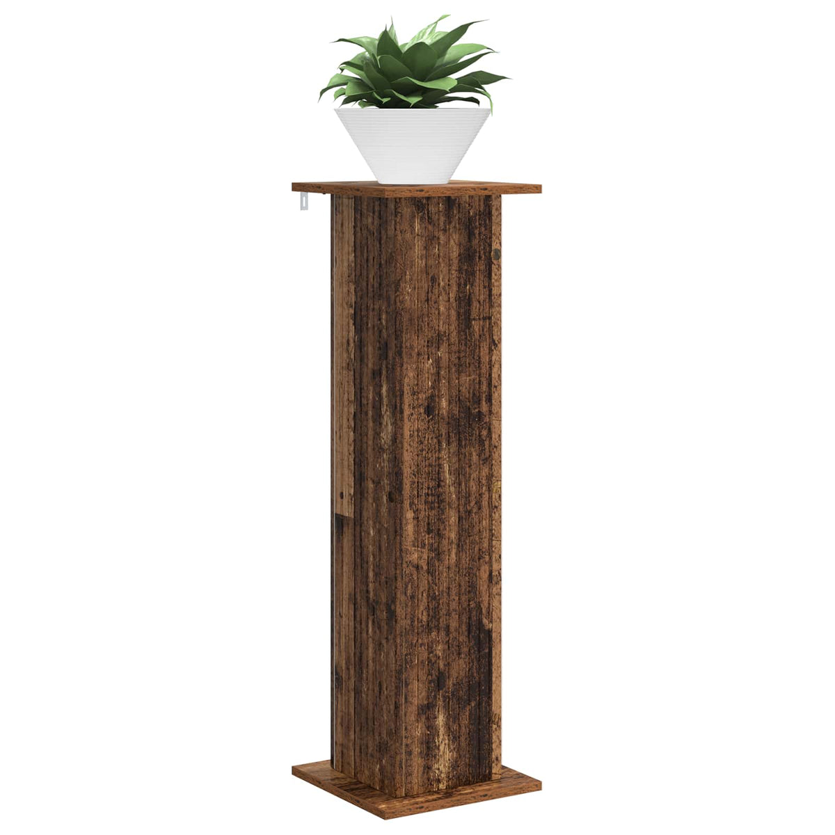 Planteholder 2 stk. Gammelt træ 30,5 x 30 x 100,5 cm