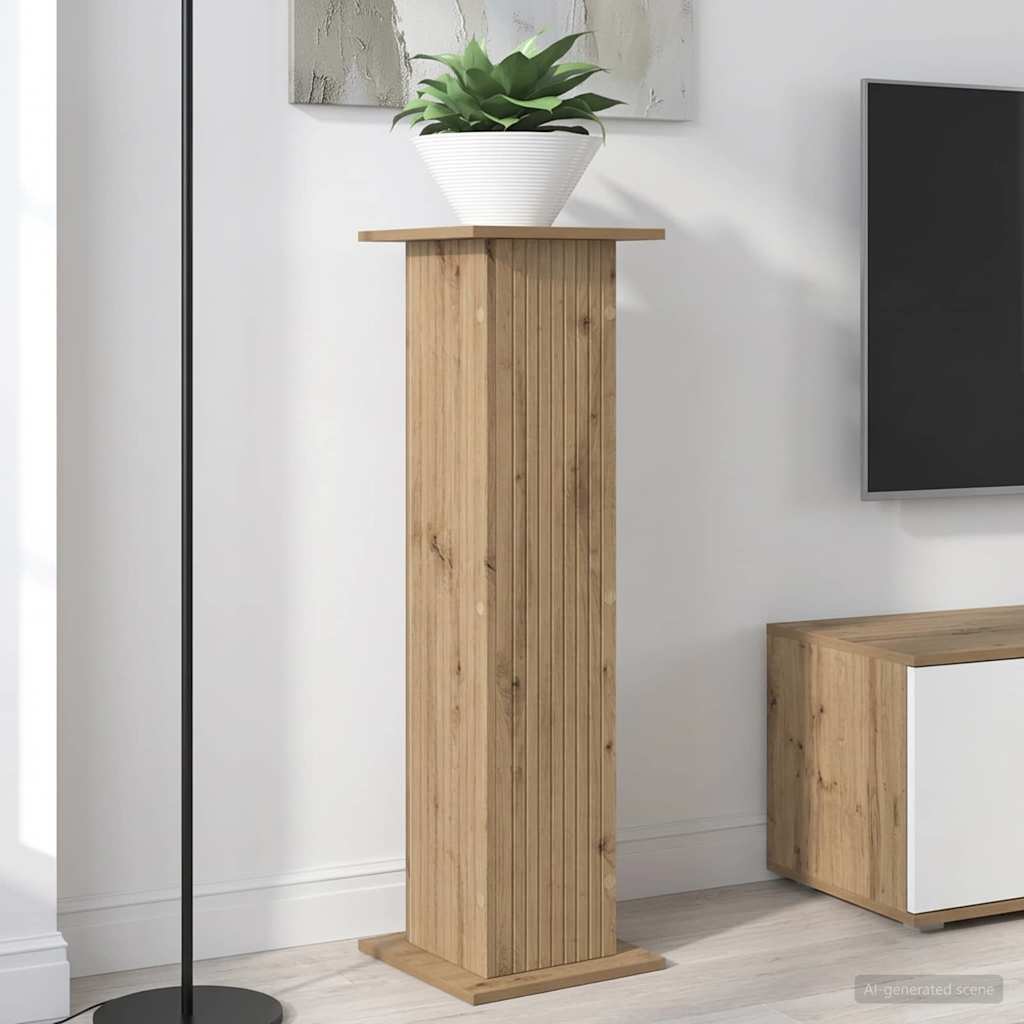 Planteholder Artisan-eg 30,5 x 30 x 100,5 cm Konstrueret træ
