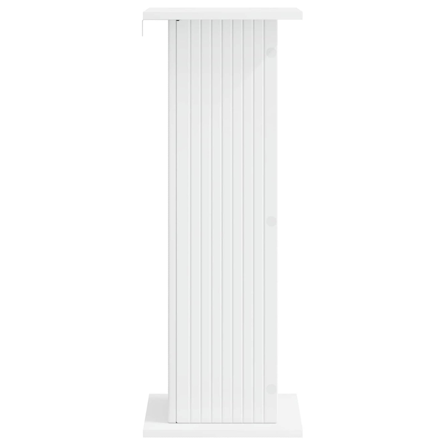 Planteholder 2 stk. Hvid 30,5 x 30 x 80,5 cm Konstrueret træ