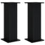 Planteholder 2 stk. Sort 30,5 x 30 x 80,5 cm Konstrueret træ