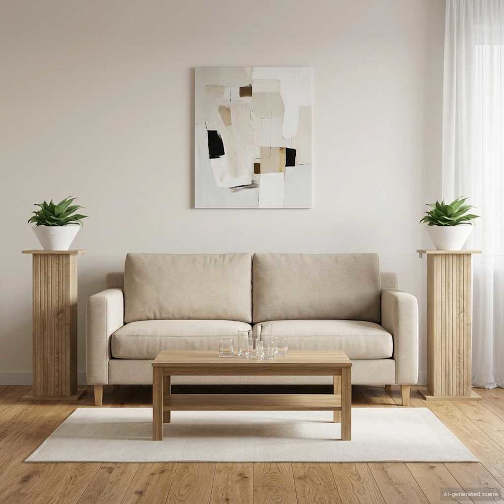 Planteholder 2 stk. Sonoma-eg 30,5 x 30 x 80,5 cm