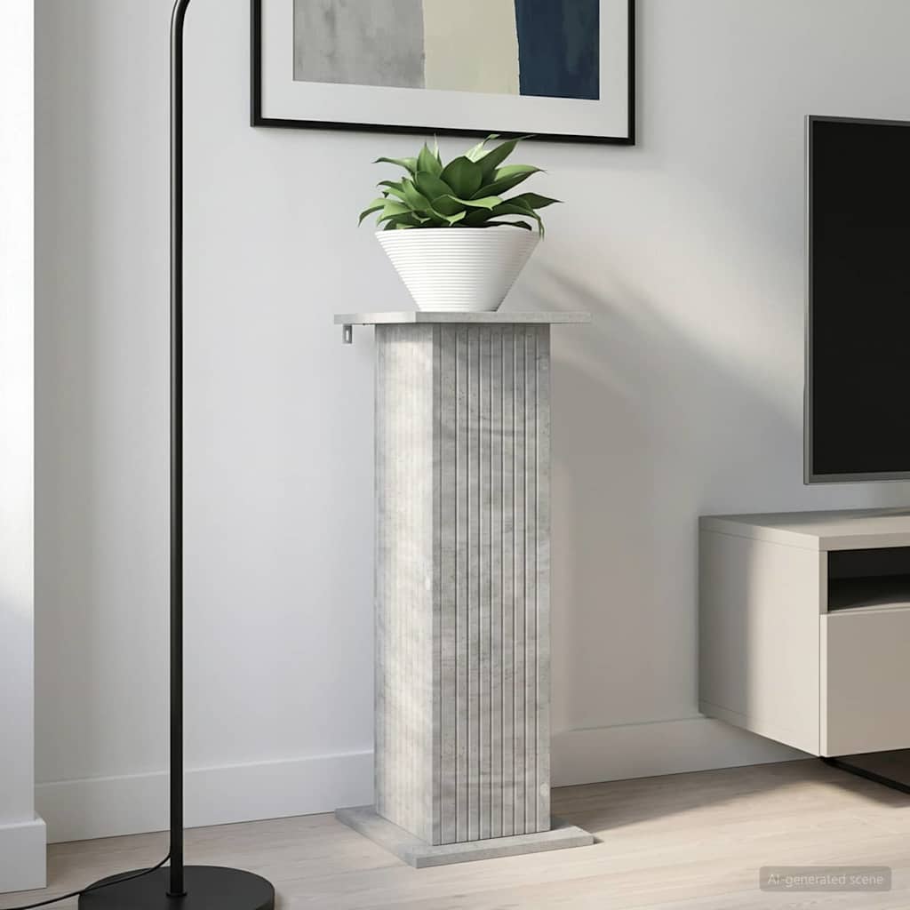 Planteholder 2 stk. Betongrå 30,5 x 30 x 80,5 cm
