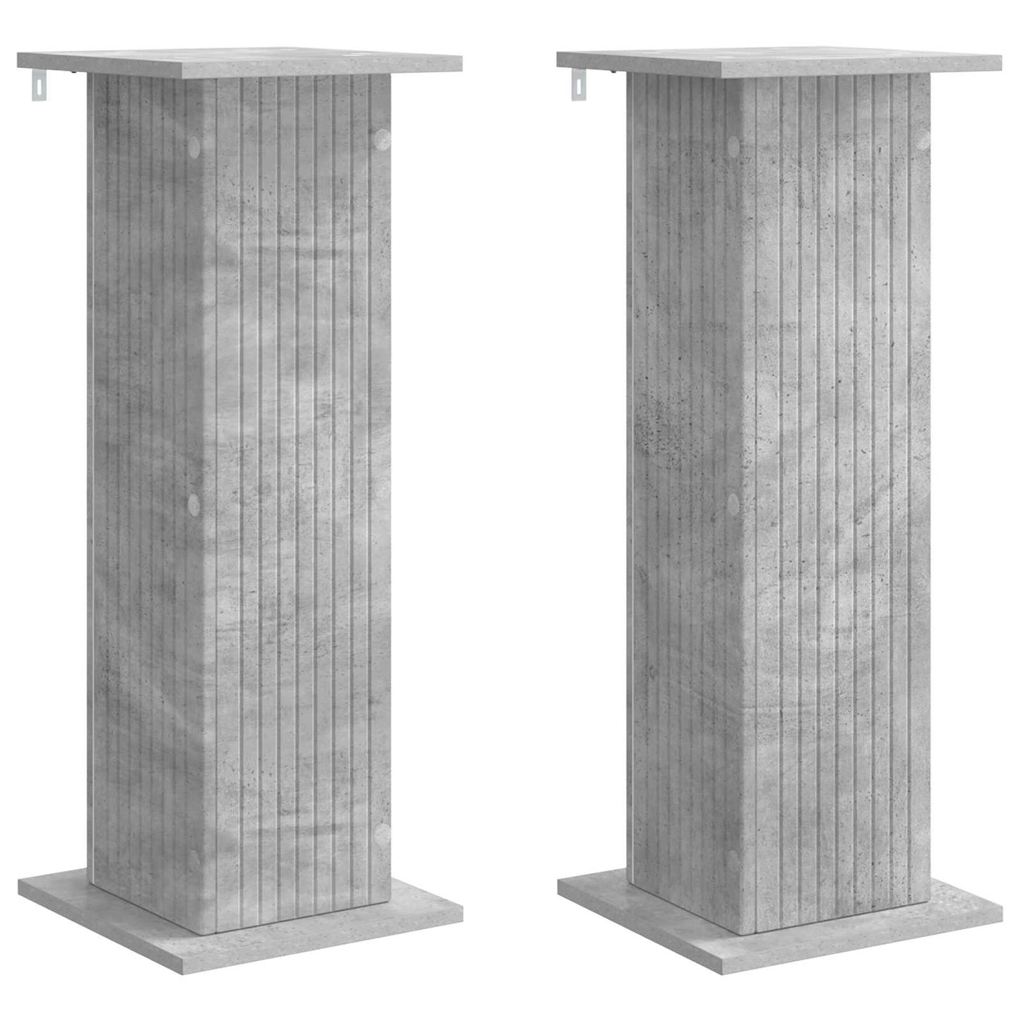 Planteholder 2 stk. Betongrå 30,5 x 30 x 80,5 cm