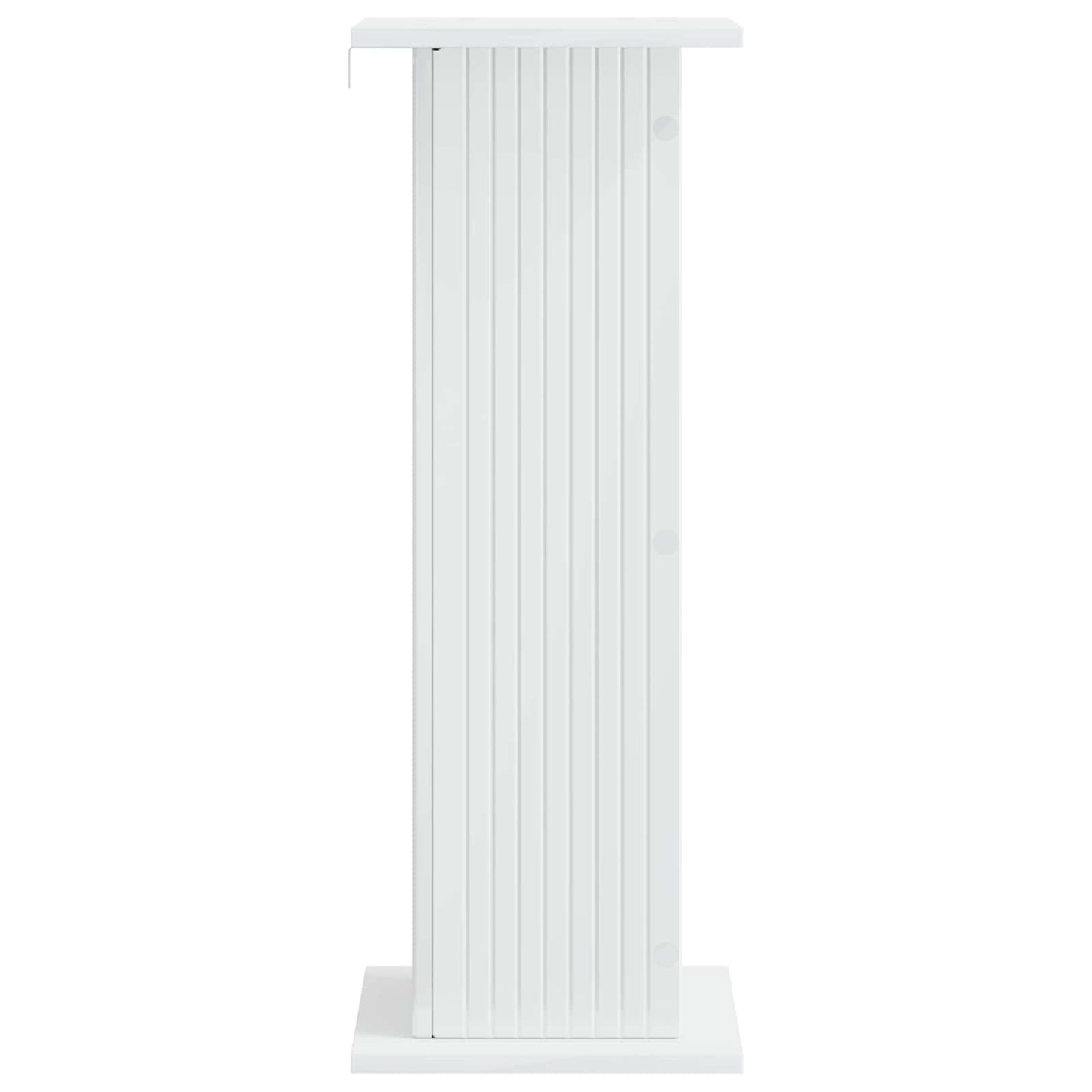 Planteholder 2 stk. Hvid højglans 30,5 x 30 x 80,5 cm