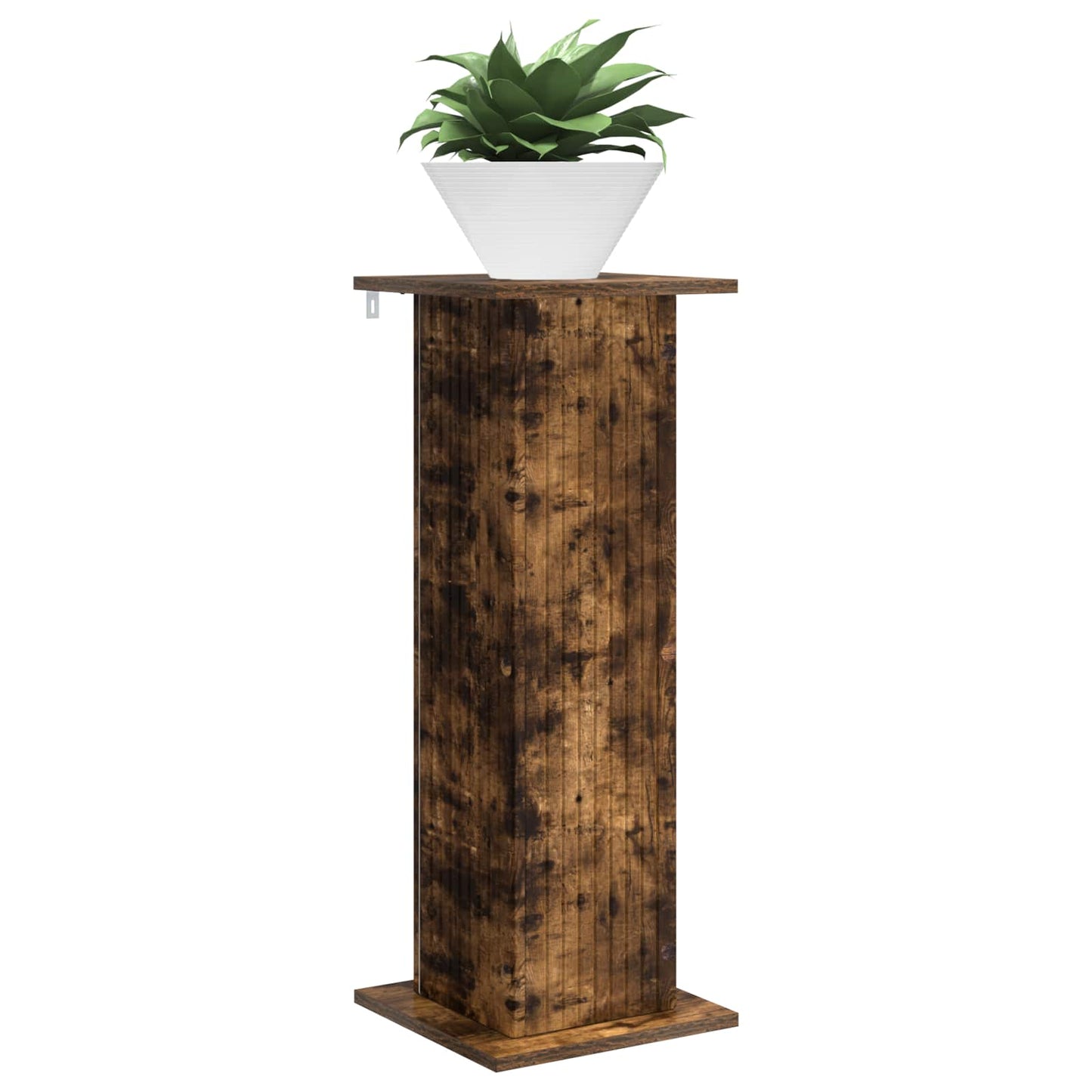 Planteholder Røget eg 30,5 x 30 x 80,5 cm Konstrueret træ