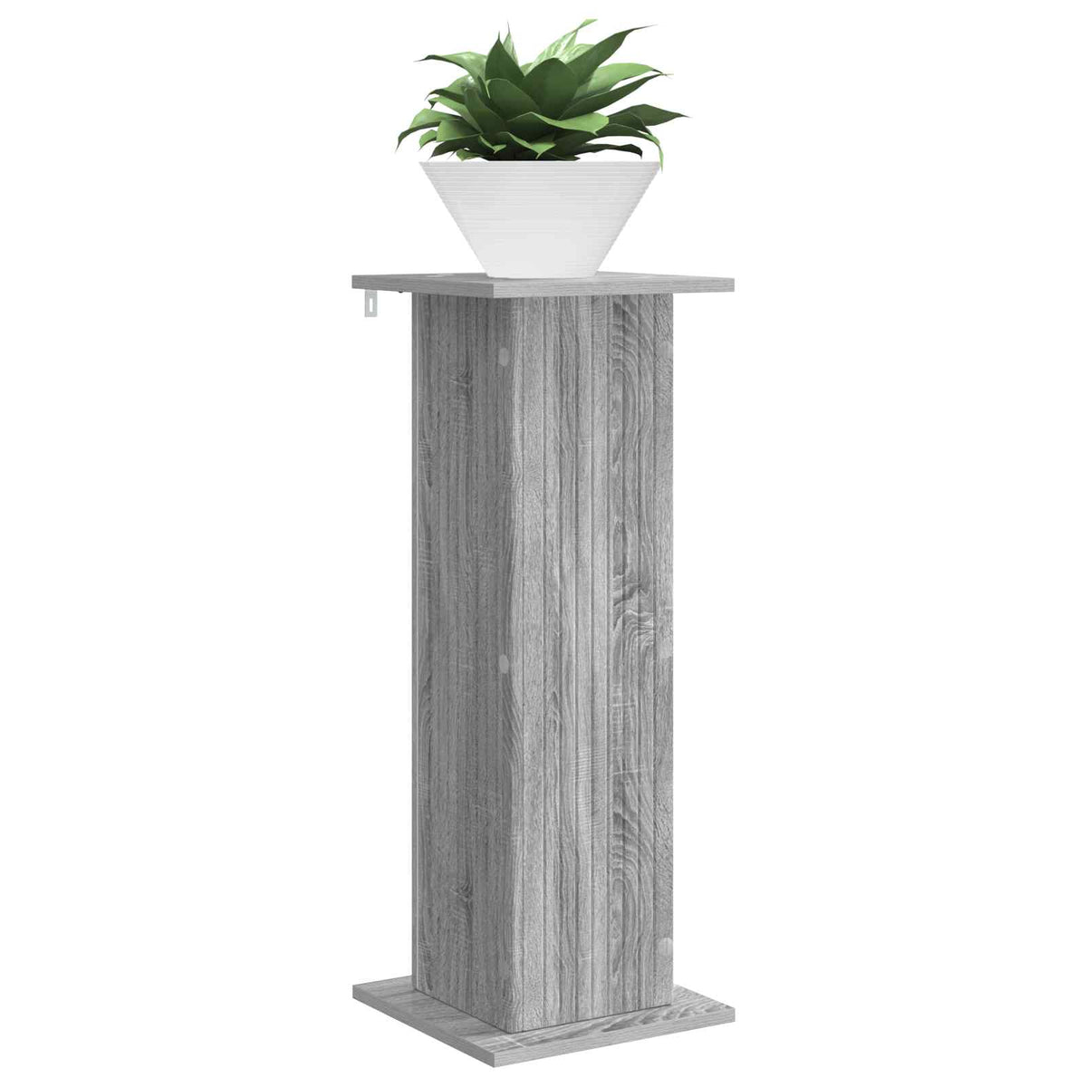 Planteholder 2 stk. Grå sonoma-eg 30,5 x 30 x 80,5 cm