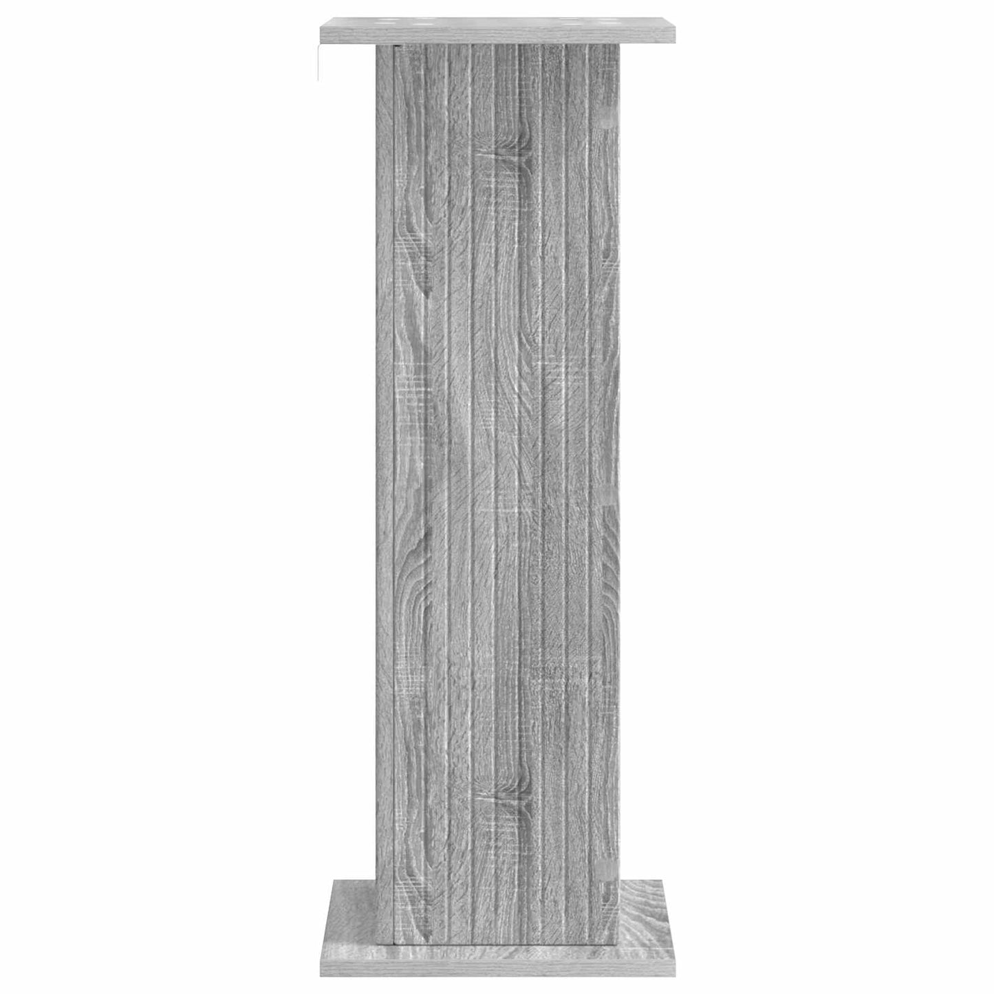 Planteholder 2 stk. Grå sonoma-eg 30,5 x 30 x 80,5 cm