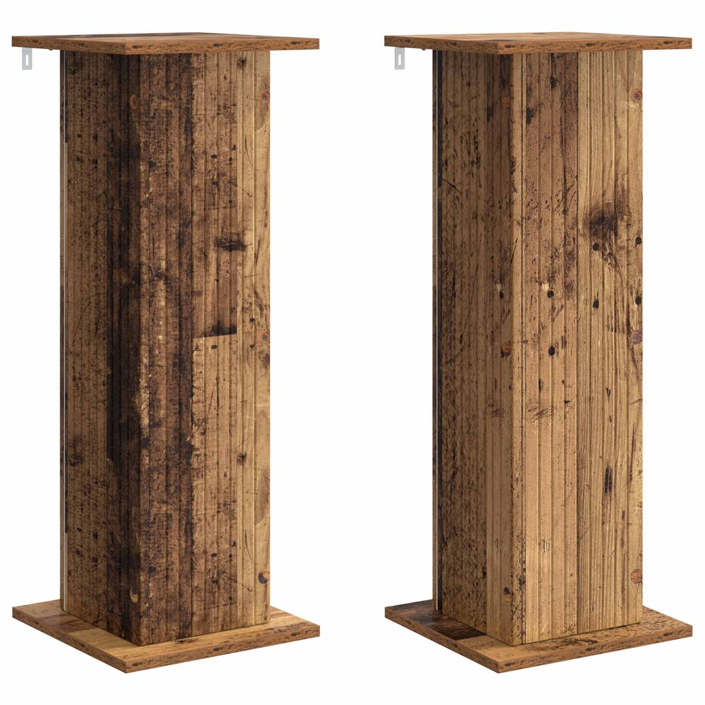 Planteholder 2 stk. Gammelt træ 30,5 x 30 x 80,5 cm