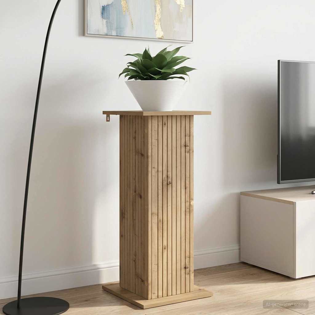 Planteholder Artisan-eg 30,5 x 30 x 80,5 cm Konstrueret træ