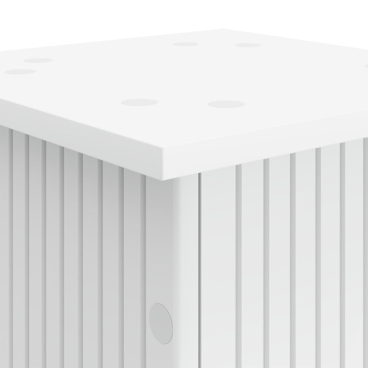 Planteholder 2 stk. Hvid 30,5 x 30 x 60,5 cm Konstrueret træ