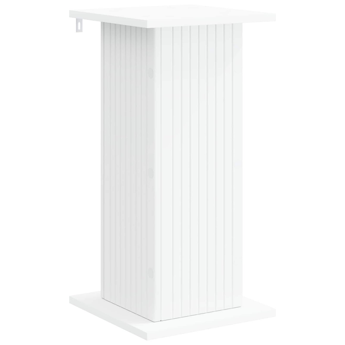 Planteholder 2 stk. Hvid 30,5 x 30 x 60,5 cm Konstrueret træ