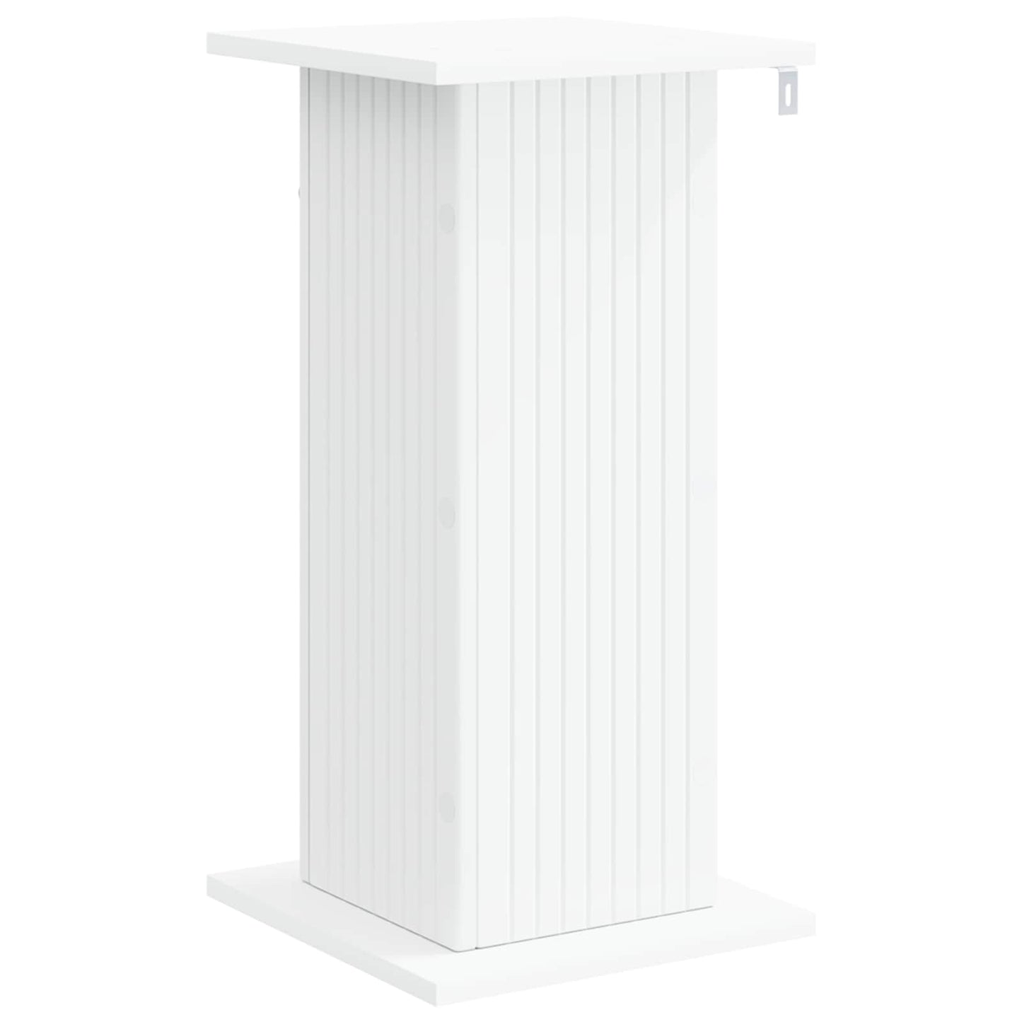 Planteholder 2 stk. Hvid 30,5 x 30 x 60,5 cm Konstrueret træ