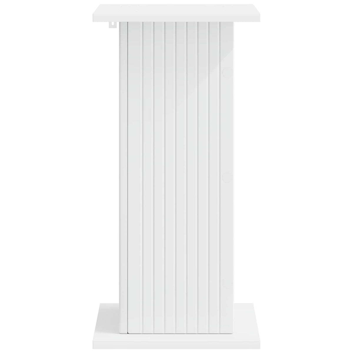 Planteholder 2 stk. Hvid 30,5 x 30 x 60,5 cm Konstrueret træ