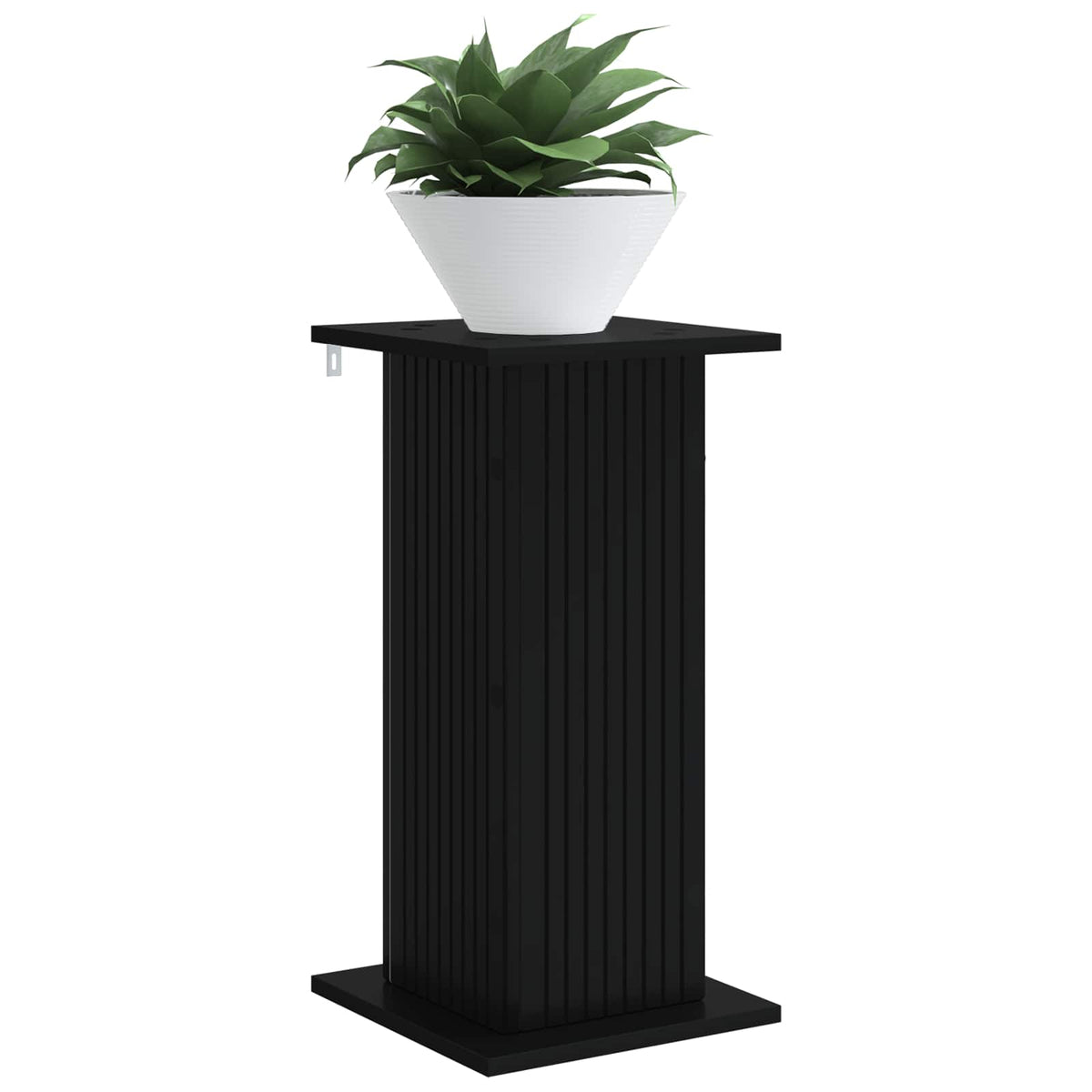 Planteholder Sort 30,5 x 30 x 60,5 cm Konstrueret træ