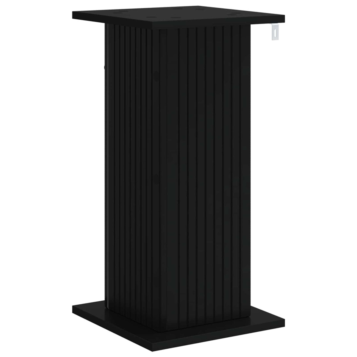 Planteholder 2 stk. Sort 30,5 x 30 x 60,5 cm Konstrueret træ
