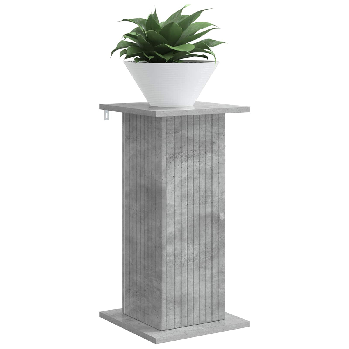 Planteholder Betongrå 30,5 x 30 x 60,5 cm Konstrueret træ