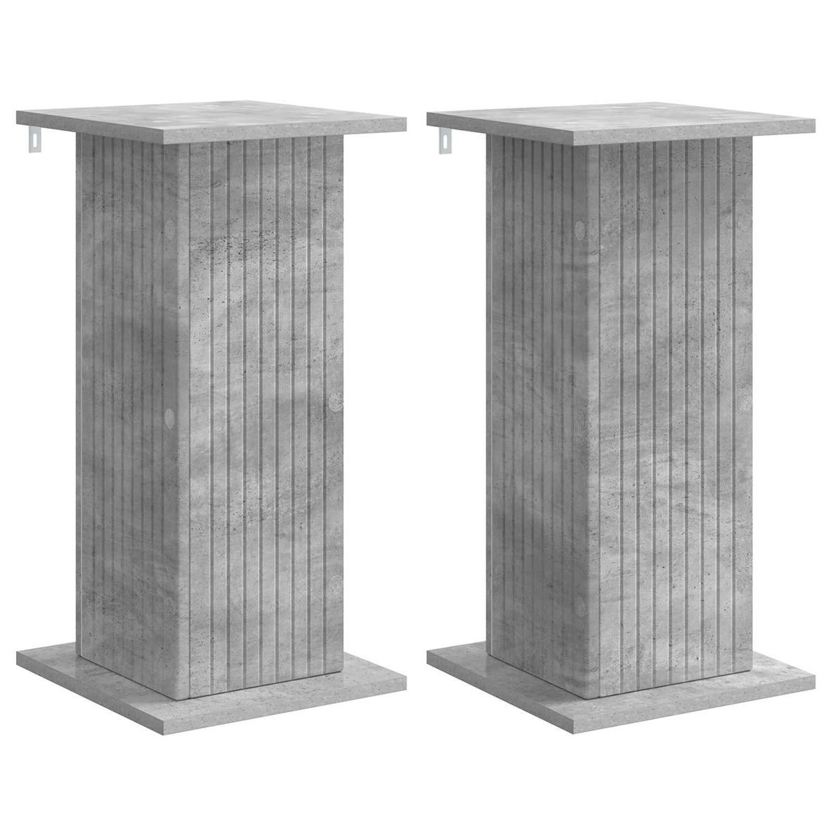 Planteholder 2 stk. Betongrå 30,5 x 30 x 60,5 cm