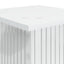 Planteholder Hvid højglans 30,5 x 30 x 60,5 cm Konstrueret træ