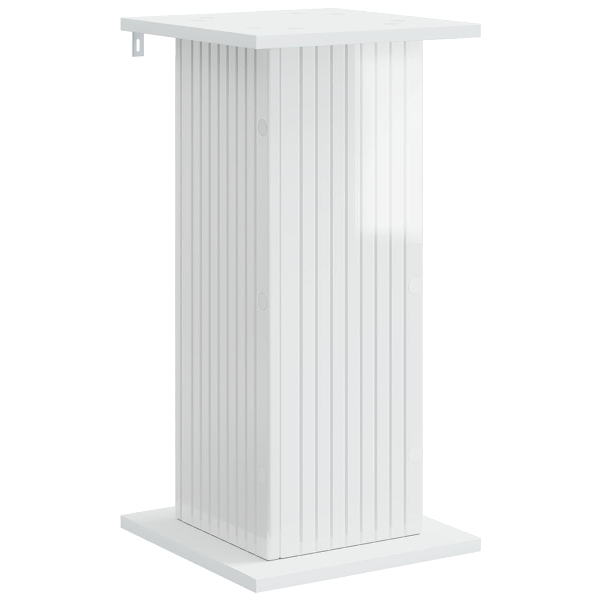 Planteholder 2 stk. Hvid højglans 30,5 x 30 x 60,5 cm