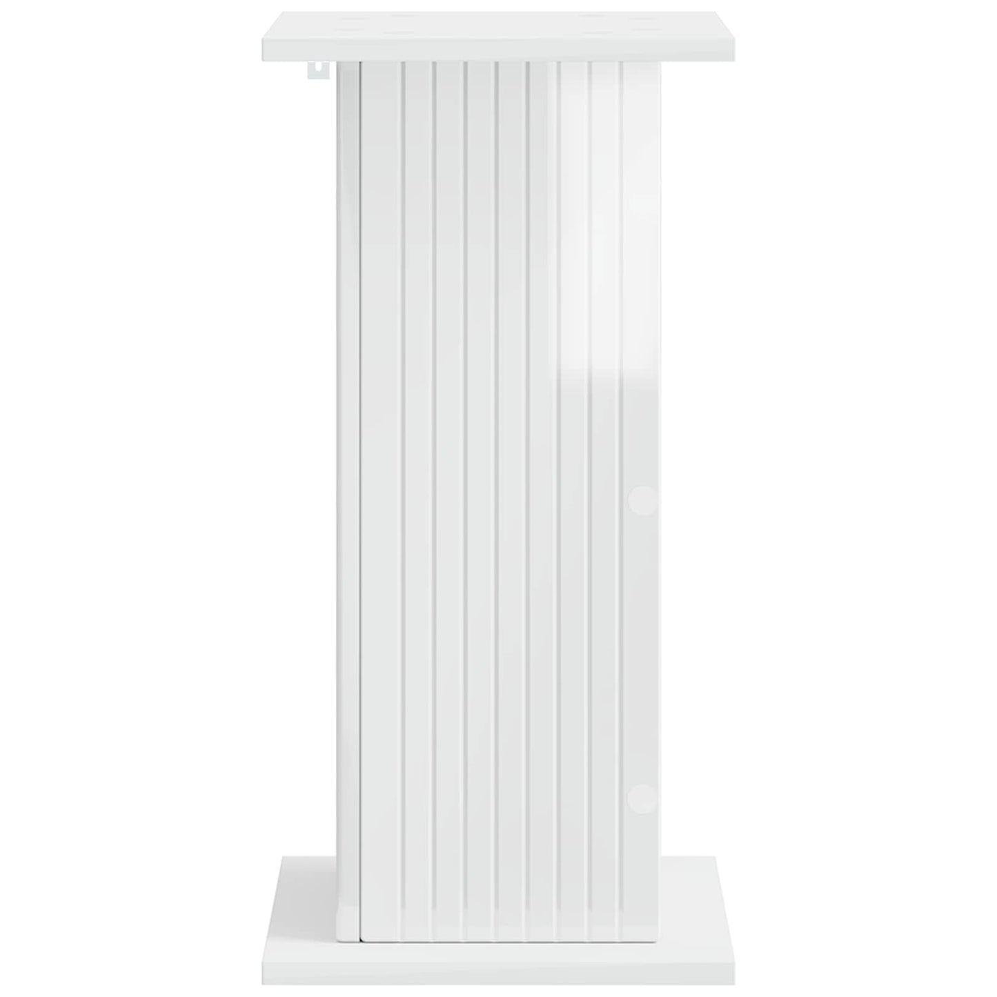 Planteholder 2 stk. Hvid højglans 30,5 x 30 x 60,5 cm